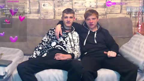 Max tall dark-haired guy with tattoos and Phil blond-haired online show from 03.18.26