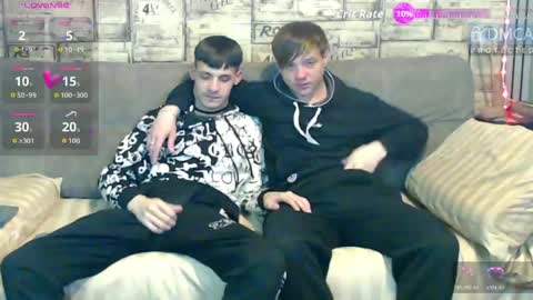 Max tall dark-haired guy with tattoos and Phil blond-haired online show from 05.11.26