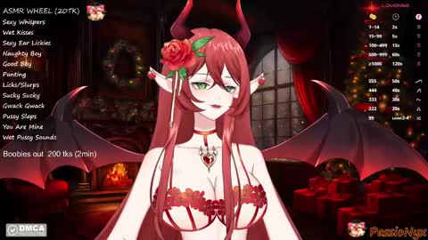 Snapshot of passionyx chatting on 12.21.24 Succubus Nyx online show from 12.21.24