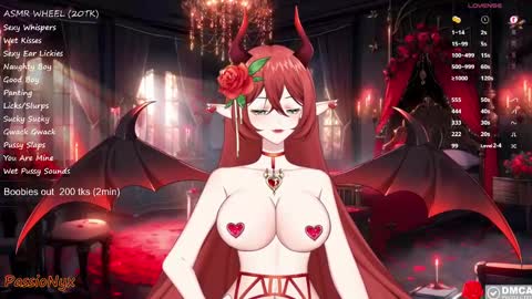 Snapshot of passionyx chatting on 01.29.25 Succubus Nyx online show from 01.29.25