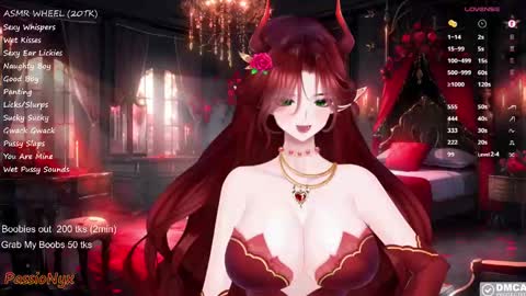 Snapshot of passionyx chatting on 02.01.25 Succubus Nyx online show from 02.01.25