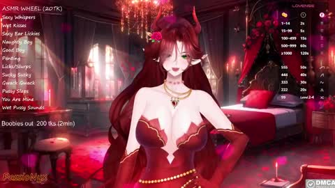 Snapshot of passionyx chatting on 02.23.25 Succubus Nyx online show from 02.23.25