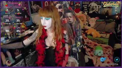 Snapshot of playgh0ul chatting on 10.19.25 playgh0ul Ghoulie online show from 10.19.25