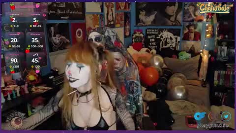 Snapshot of playgh0ul chatting on 10.26.25 playgh0ul Ghoulie online show from 10.26.25
