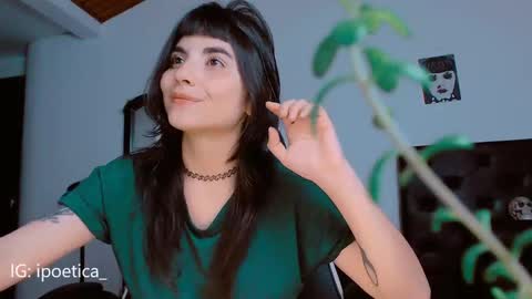 Snapshot of poeeticaa_ chatting on 12.19.24 IG ipoetica online show from 12.19.24