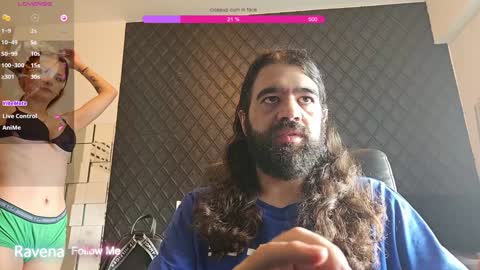 Snapshot of powercouplemix chatting on 01.17.25 Ravena Rozz online show from 01.17.25