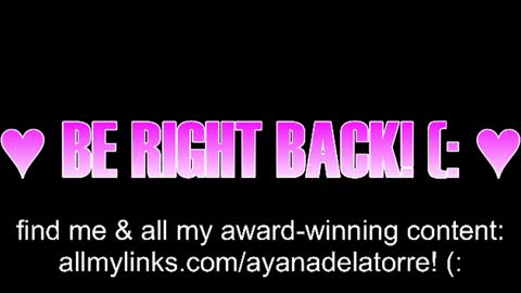 Ayana Delatorre online show from 07.14.26