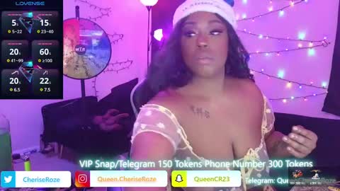 Queen Cherise Roze online show from 12.16.24