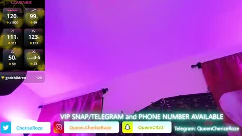 Queen Cherise Roze online show from 03.08.25