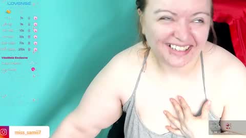 Snapshot of queensami7 chatting on 02.16.25 Samantha online show from 02.16.25