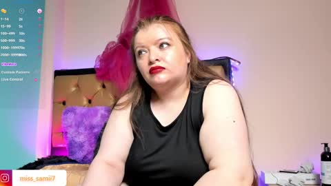 Snapshot of queensami7 chatting on 03.01.25 Samantha online show from 03.01.25