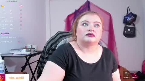 Snapshot of queensami7 chatting on 09.21.25 Samantha online show from 09.21.25