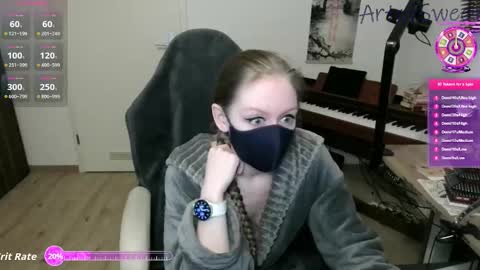 Snapshot of realartofslut chatting on 10.21.25 realartofslut online show from 10.21.25