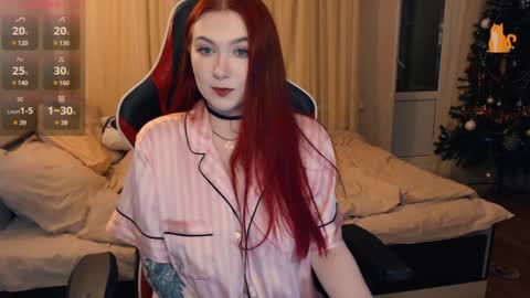 Snapshot of redhaired_kitty chatting on 01.03.25 Lina online show from 01.03.25