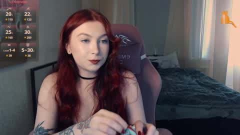 Snapshot of redhaired_kitty chatting on 02.20.25 Lina online show from 02.20.25