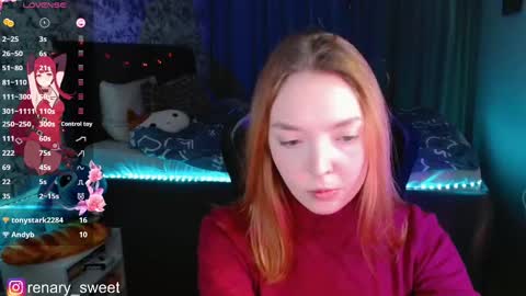 Snapshot of renary_sweet chatting on 12.05.24 Renary online show from 12.05.24