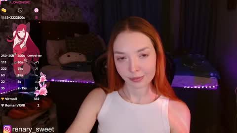 Snapshot of renary_sweet chatting on 12.18.24 Renary online show from 12.18.24