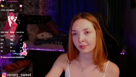 Snapshot of renary_sweet chatting on 12.19.24 Renary online show from 12.19.24