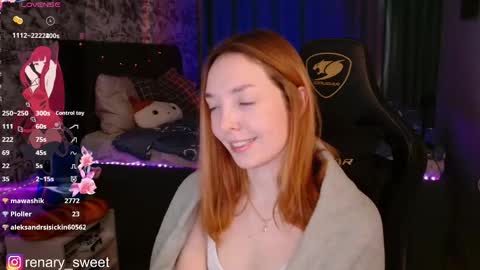 Snapshot of renary_sweet chatting on 12.20.24 Renary online show from 12.20.24
