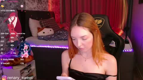 Snapshot of renary_sweet chatting on 12.25.24 Renary online show from 12.25.24