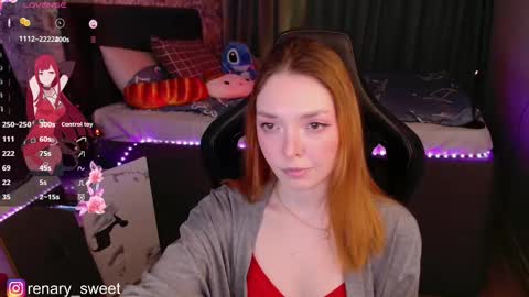 Snapshot of renary_sweet chatting on 01.09.25 Renary online show from 01.09.25