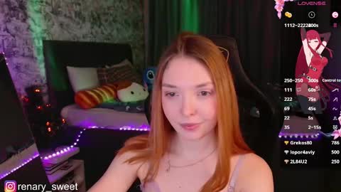 Snapshot of renary_sweet chatting on 01.11.25 Renary online show from 01.11.25