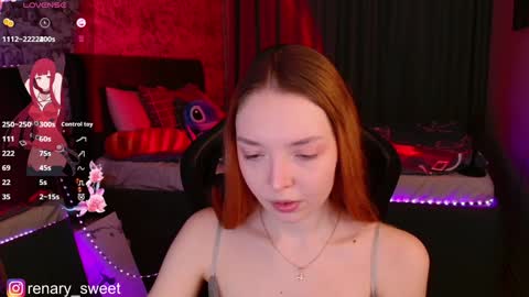 Snapshot of renary_sweet chatting on 01.12.25 Renary online show from 01.12.25