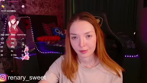 Snapshot of renary_sweet chatting on 01.24.25 Renary online show from 01.24.25