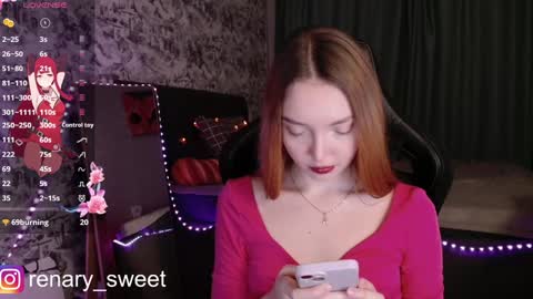Snapshot of renary_sweet chatting on 01.28.25 Renary online show from 01.28.25