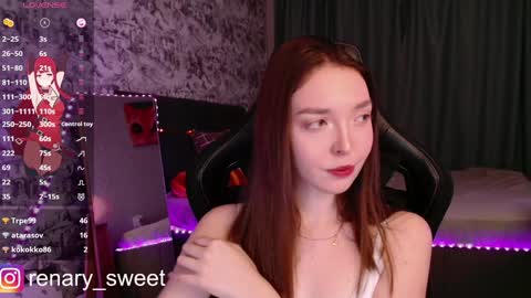 Snapshot of renary_sweet chatting on 02.01.25 Renary online show from 02.01.25