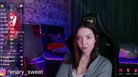 Snapshot of renary_sweet chatting on 02.01.25 Renary online show from 02.01.25