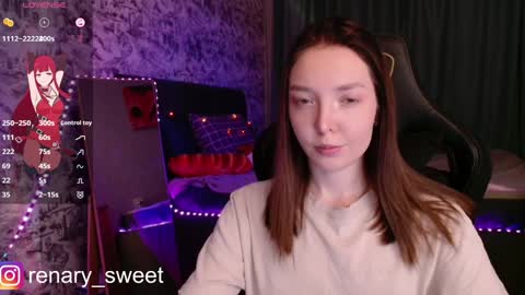Snapshot of renary_sweet chatting on 02.02.25 Renary online show from 02.02.25