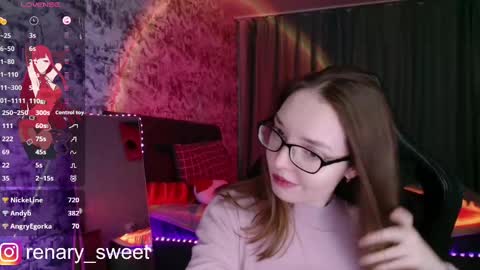 Snapshot of renary_sweet chatting on 02.22.25 Renary online show from 02.22.25