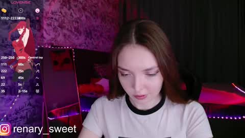 Snapshot of renary_sweet chatting on 03.01.25 Renary online show from 03.01.25