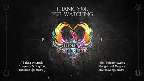 Roll For Seduction online show from 05.27.26
