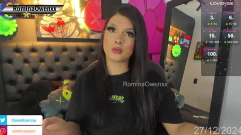 Snapshot of rominaowenxx chatting on 12.27.24 ROMINA OWEN online show from 12.27.24