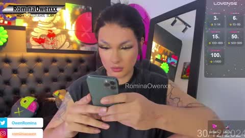 Snapshot of rominaowenxx chatting on 12.30.24 ROMINA OWEN online show from 12.30.24