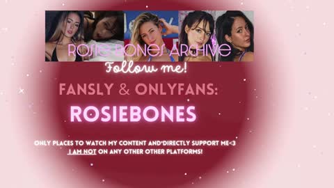 Rosie Bones online show from 10.06.25