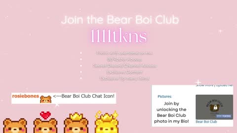 Rosie Bones online show from 10.31.25