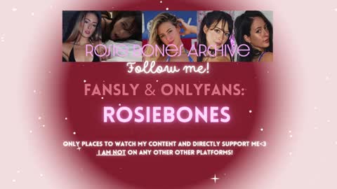 Rosie Bones online show from 12.20.25