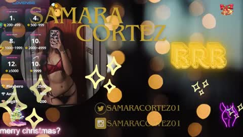 Snapshot of samaracortez chatting on 12.30.24 Sammy online show from 12.30.24