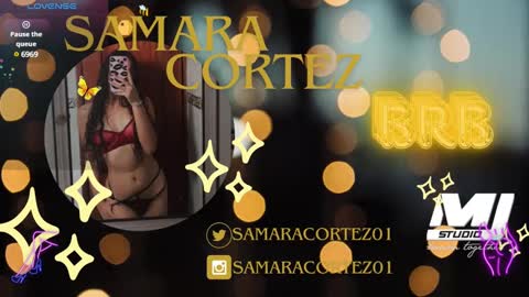 Snapshot of samaracortez chatting on 01.10.25 Sammy online show from 01.10.25