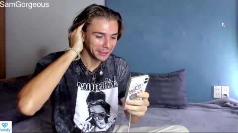 Snapshot of samgorgeous chatting on 12.16.24 Fansly - Top4fans online show from 12.16.24