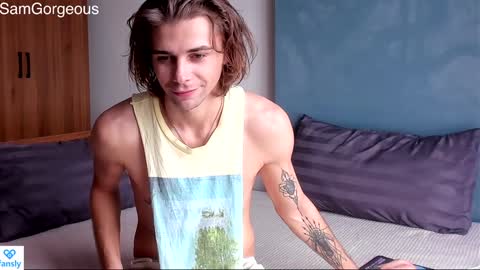 Snapshot of samgorgeous chatting on 01.26.25 Fansly - Top4fans online show from 01.26.25