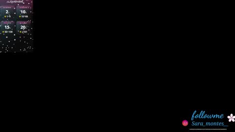 Snapshot of sara_montes chatting on 09.13.25 Sara Montes  online show from 09.13.25