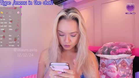 Snapshot of saraavila_ chatting on 12.13.24 SaraAvila  online show from 12.13.24