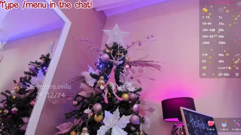 Snapshot of saraavila_ chatting on 12.26.24 SaraAvila  online show from 12.26.24