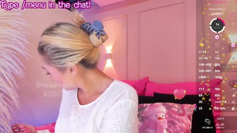 Snapshot of saraavila_ chatting on 01.08.25 SaraAvila  online show from 01.08.25