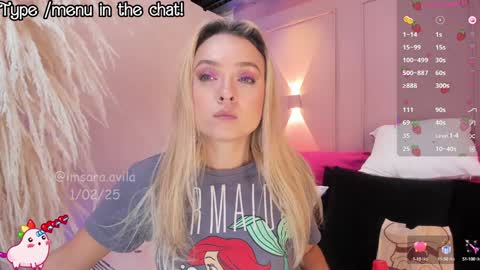 Snapshot of saraavila_ chatting on 02.02.25 SaraAvila  online show from 02.02.25