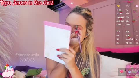 Snapshot of saraavila_ chatting on 02.02.25 SaraAvila  online show from 02.02.25